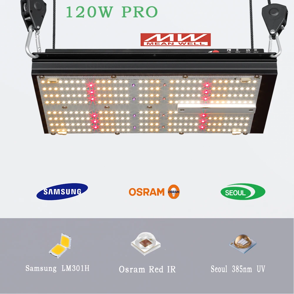 BAVA WIFI APP Smart Growing System 2x2 Samsung LED Grow Light UV IR 1680D Indoor Plant Tent Kit with 4 Inch Inline Fan Filter