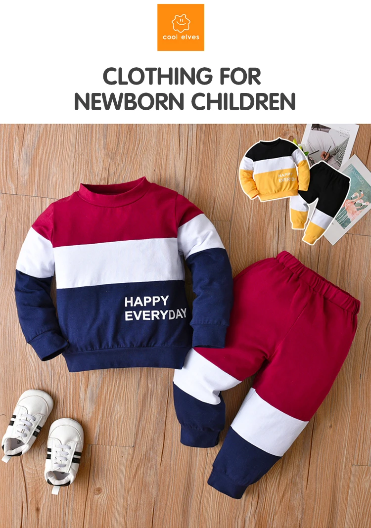 Fashional Designed 2 Pieces Long Sleeve Clothing Trousers Infants Suit ...