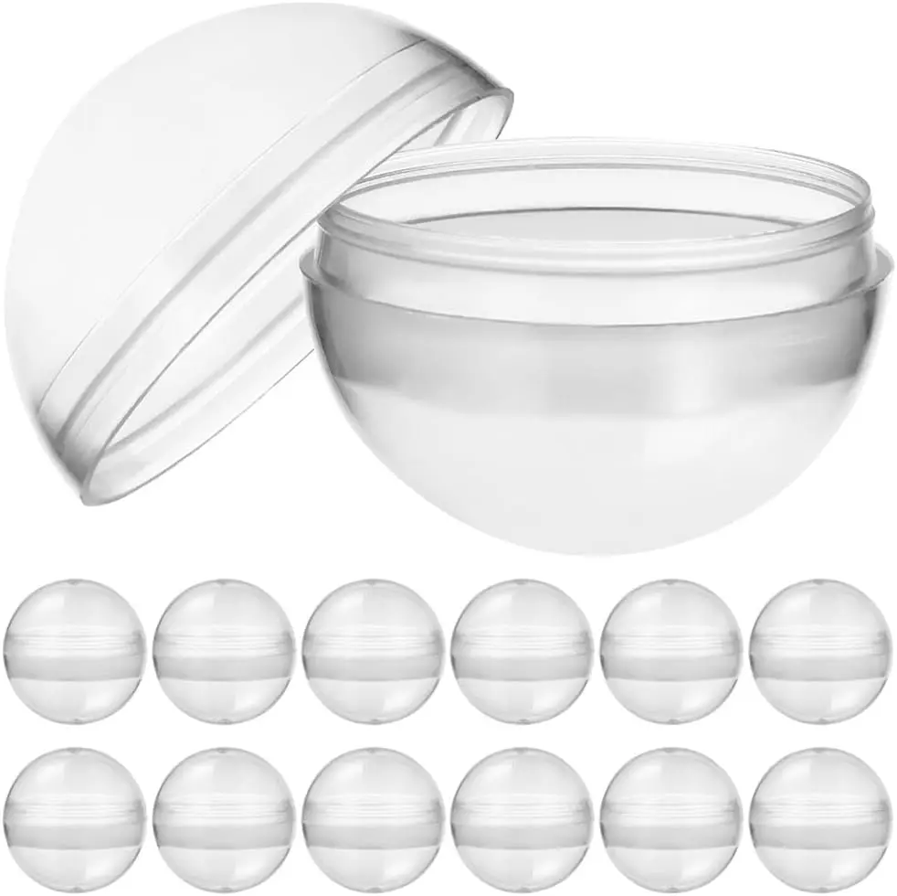 Wholesale Multiple Sizes Openable 25 Mm 32mm 35mm Tiny Egg Shell Classic Plastic Empty Capsules Toy for Vending Machine