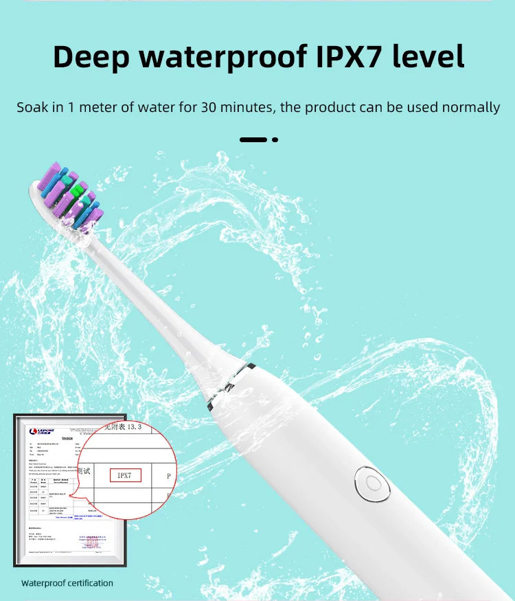 Ipx7 Usb Fast Charge Charging Automatic Vibrate Dental Electrical