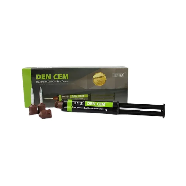 Dentex Brand Dental DEN CEM Self Adhesive Dual Cure Resin Cement good quality cheap price