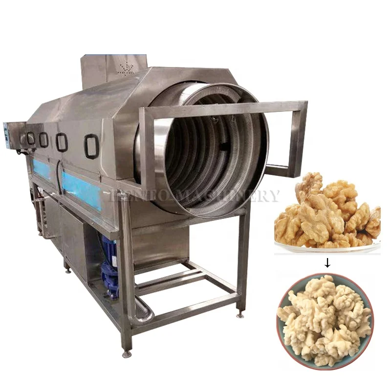 Energy-saving Pine Nut Cleaning Machine / Pecan Nuts Raw Washer Peeler / Walnut Kernel Without Shell Washing Machine