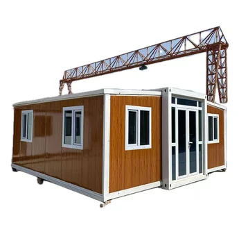 Insulated 20/40 ft Villa Prefabricated Expandable Container House Waterproof Prefab Mobile Home 2 3 Bedroom