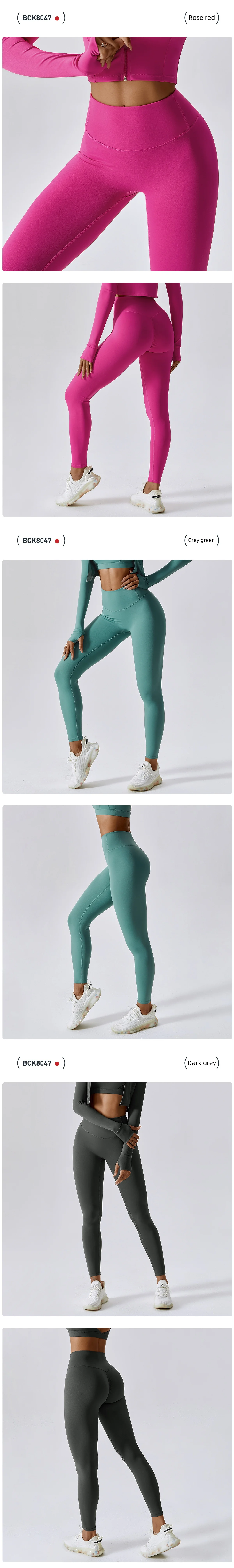 Hot Sales Women Outdoor Gym Fitness Wear For Women Elastic Active Leggings High Waist Quick Dry Workout Yoga Pants Leggings manufacture