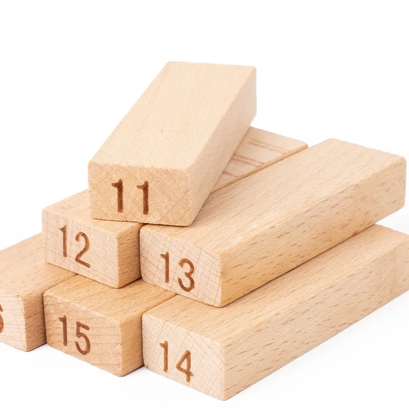 Juego de Torre de Madera Educativo al por Mayor, 51 Piezas, Bloques de  Construcción, Rompecabezas, Juguete