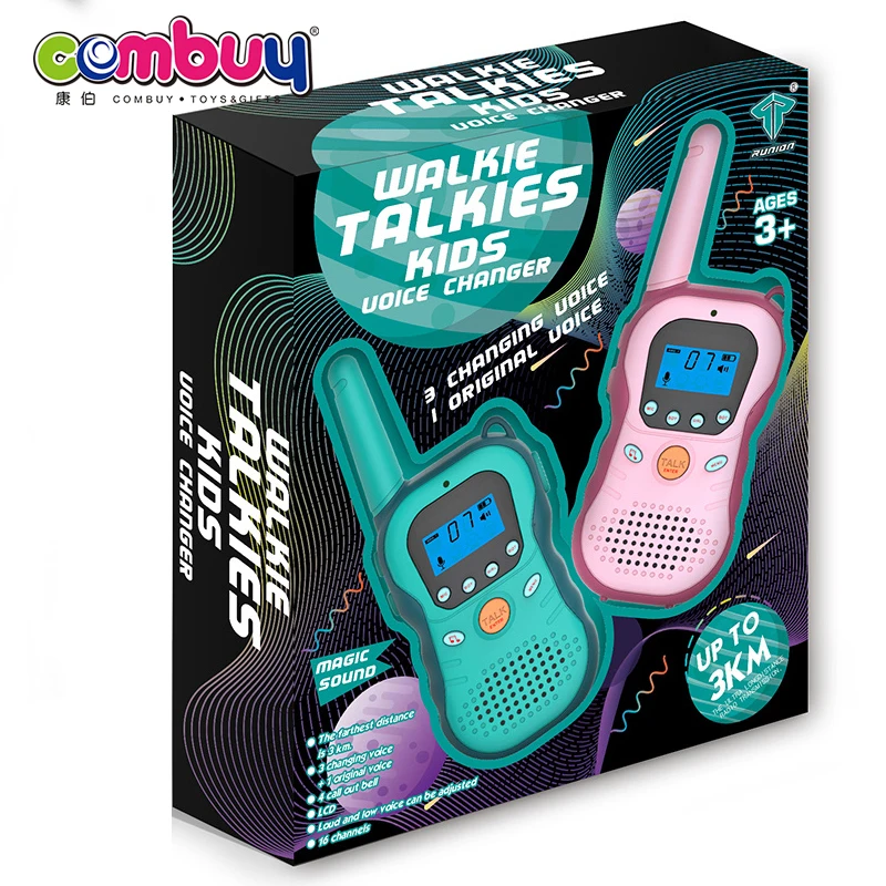 3 KM Range Intercom Phone Toys Voice Changer Kids Walkie Talkies