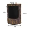 Souche d'arbre artificielle marron