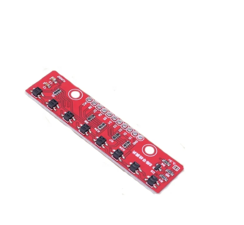 8-Kanal IR-Line-Follower-Sensormodul 3,3–5 V – Analoges Tracking-Board Mit 8 Infrarot-Sensoren Für Robotik-Projekte