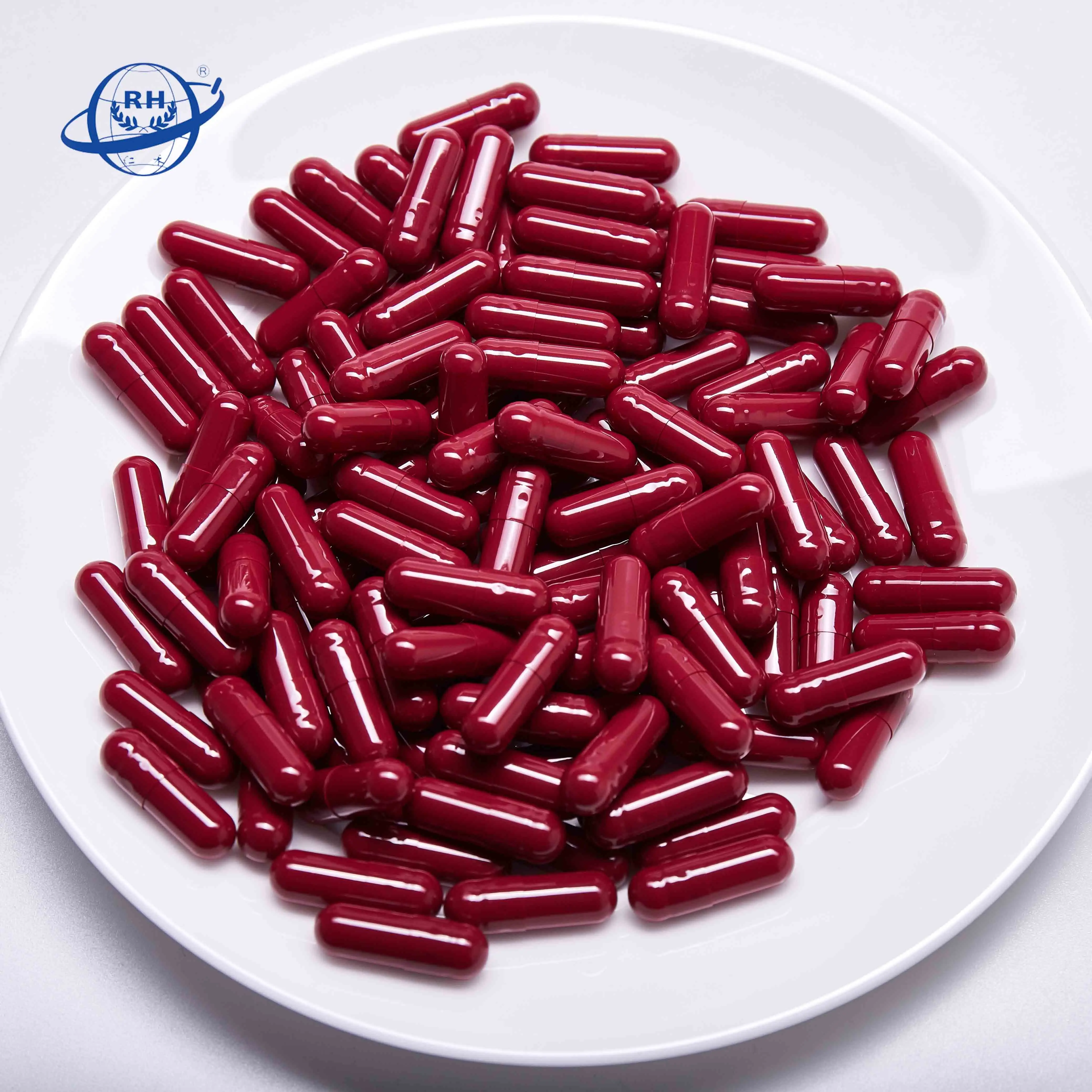 Коллагеновые капсулы Размер 0 твердые желатиновые биоразлагаемые травяные добавки