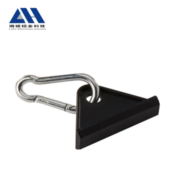 China supplier aluminium profile accessories fittings slide hook aluminum profile