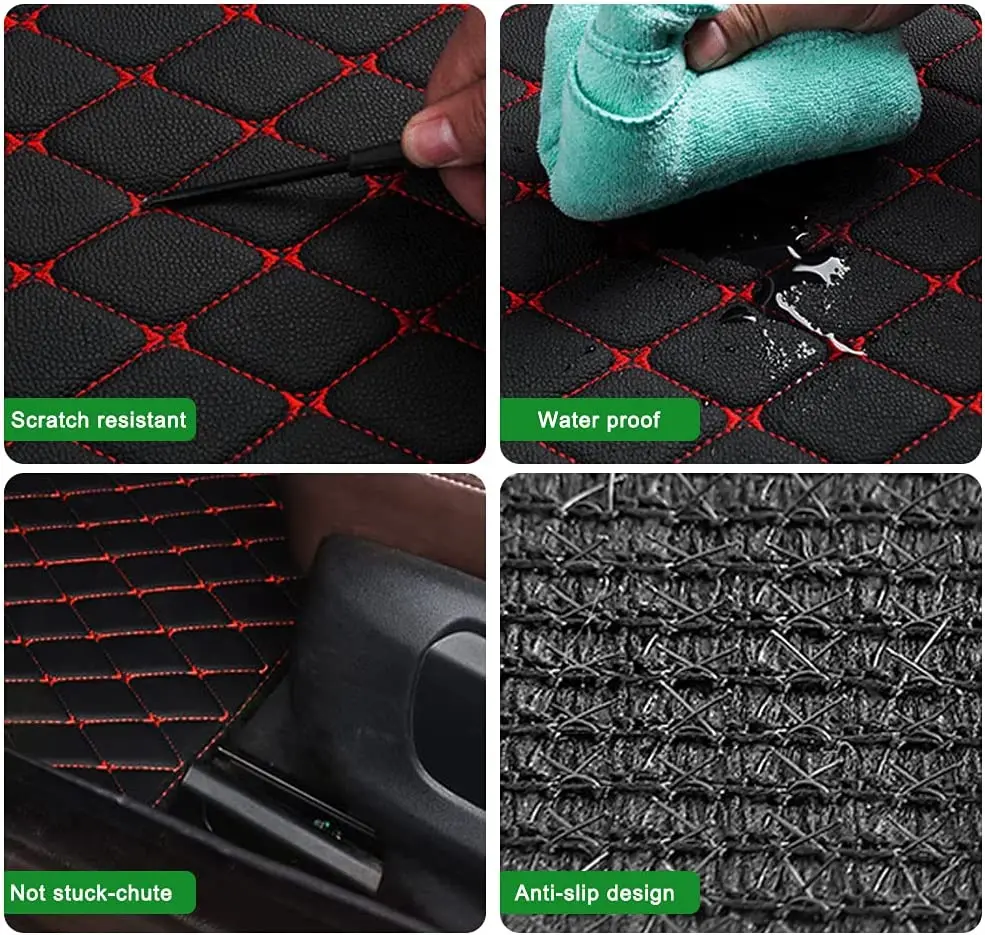 Muchkey Luxury Leather Splicing Floor Liners Customize Your Personal ...