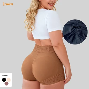 Women's Plus Size Hip Lift Body Shaper Tummy Control Breathable Lace  High Waist Shaping Panties Anti-Slip Tight Short Briefs