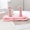 3#Pink snail hair band
