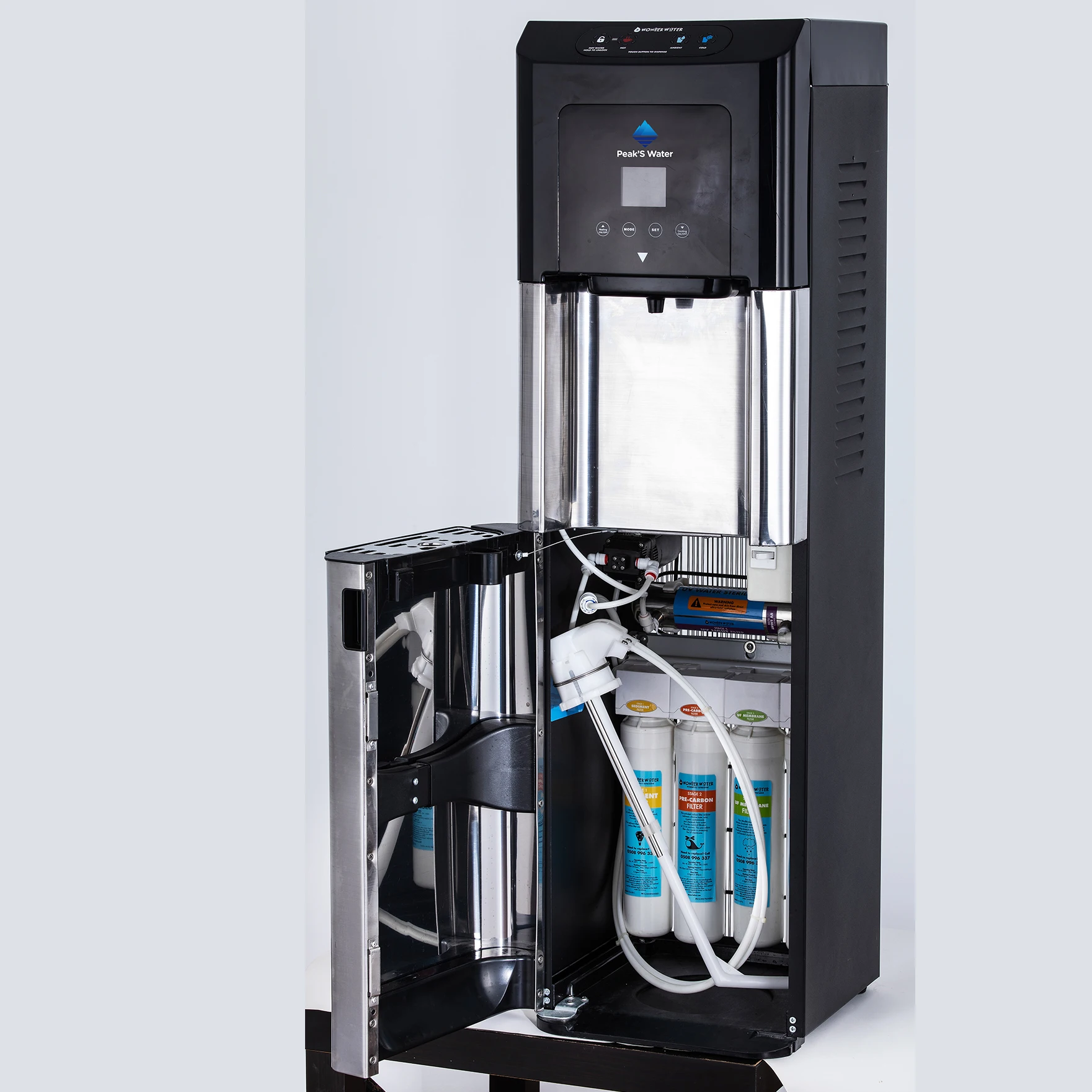 LED Display Bottom Loading Water Dispenser with UFPOU Filter