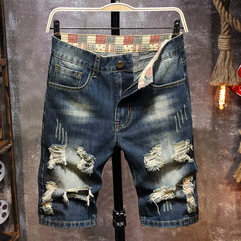Pantalones Vaqueros Cortos Rasgados Para Hombre,Ropa De Marca,Pantalones  Cortos Vaqueros De Verano - Buy Los Hombres Pantalones Cortos De Jeans.,Vaqueros  Pantalones,Pantalones De Mezclilla Product on Alibaba.com