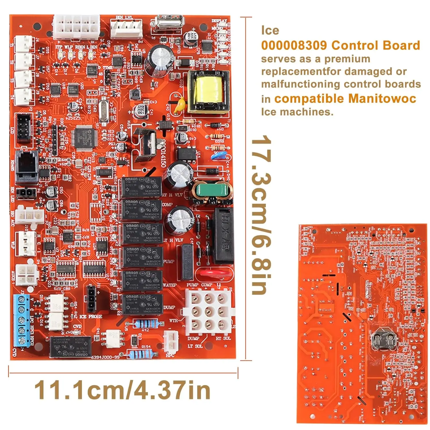 000008309 Ice Maker Control Circuit Board Compatible with Refrigerator Parts