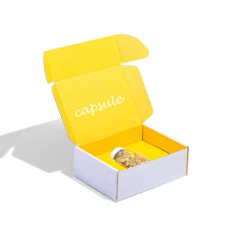 Custom Flower Tea Leaves Jar Bottle Mailer Shipping Boxes With Carton Insert Corrugated Kraft Paper Mailing Box Packaging