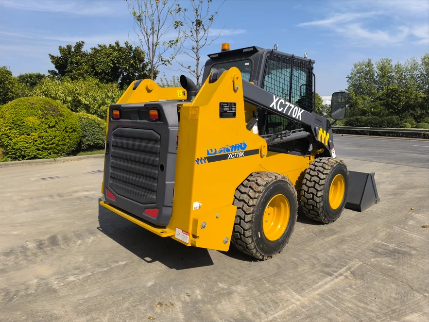High Efficiency Mini Skid Steer Loader XC770K for Sale