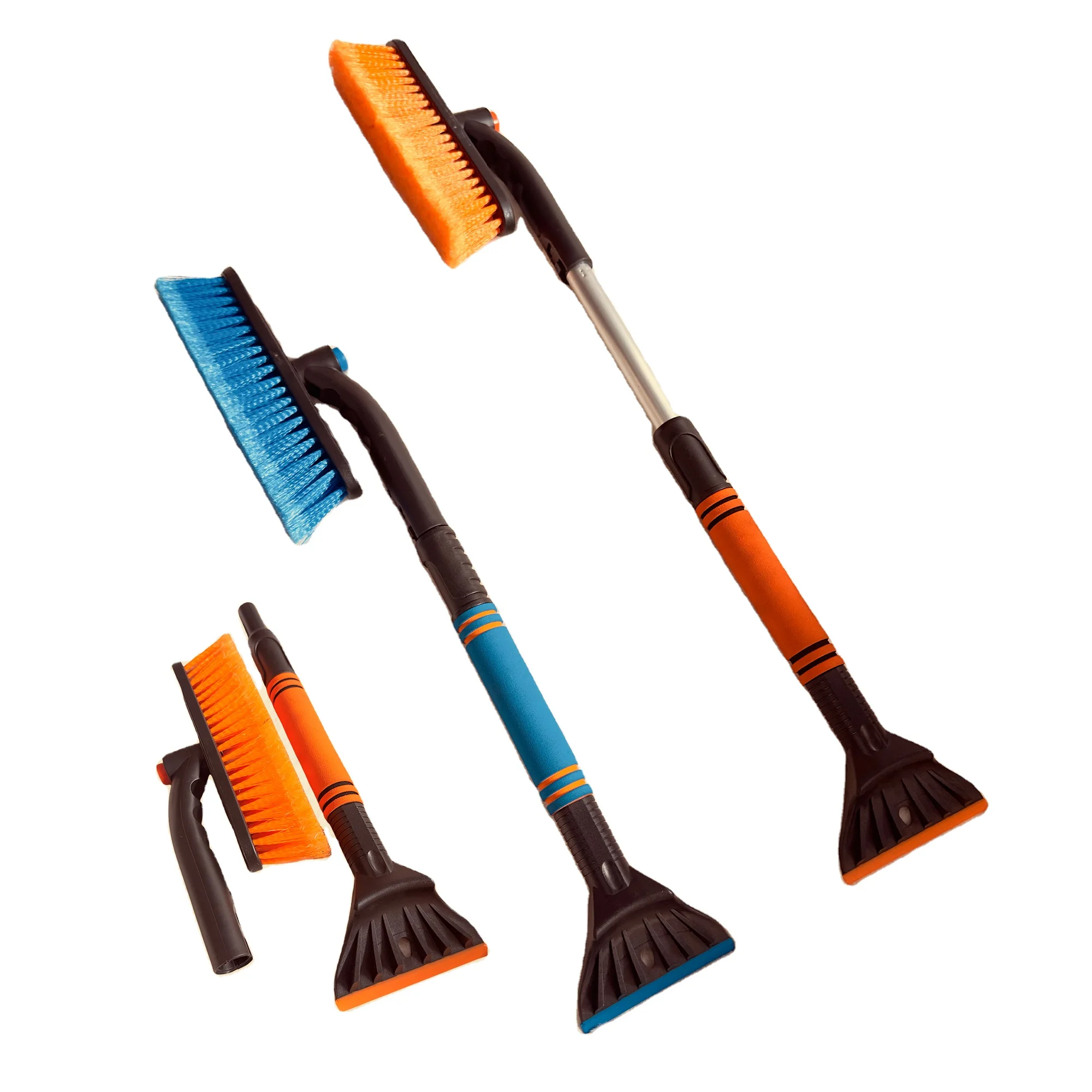 Телескопическая щетка для уборки снега