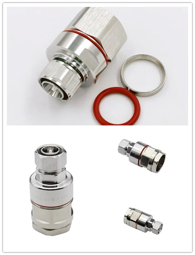 Low Less  RF Coaxial 4.3-10 Male Clamp Connector for 7/8