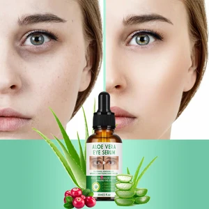 Wholesale Anti Aging Wrinkle Dark Circle Vegan Under Eyes Bags Serums Collagen Aloe Vera Puffy Eye Care Serum