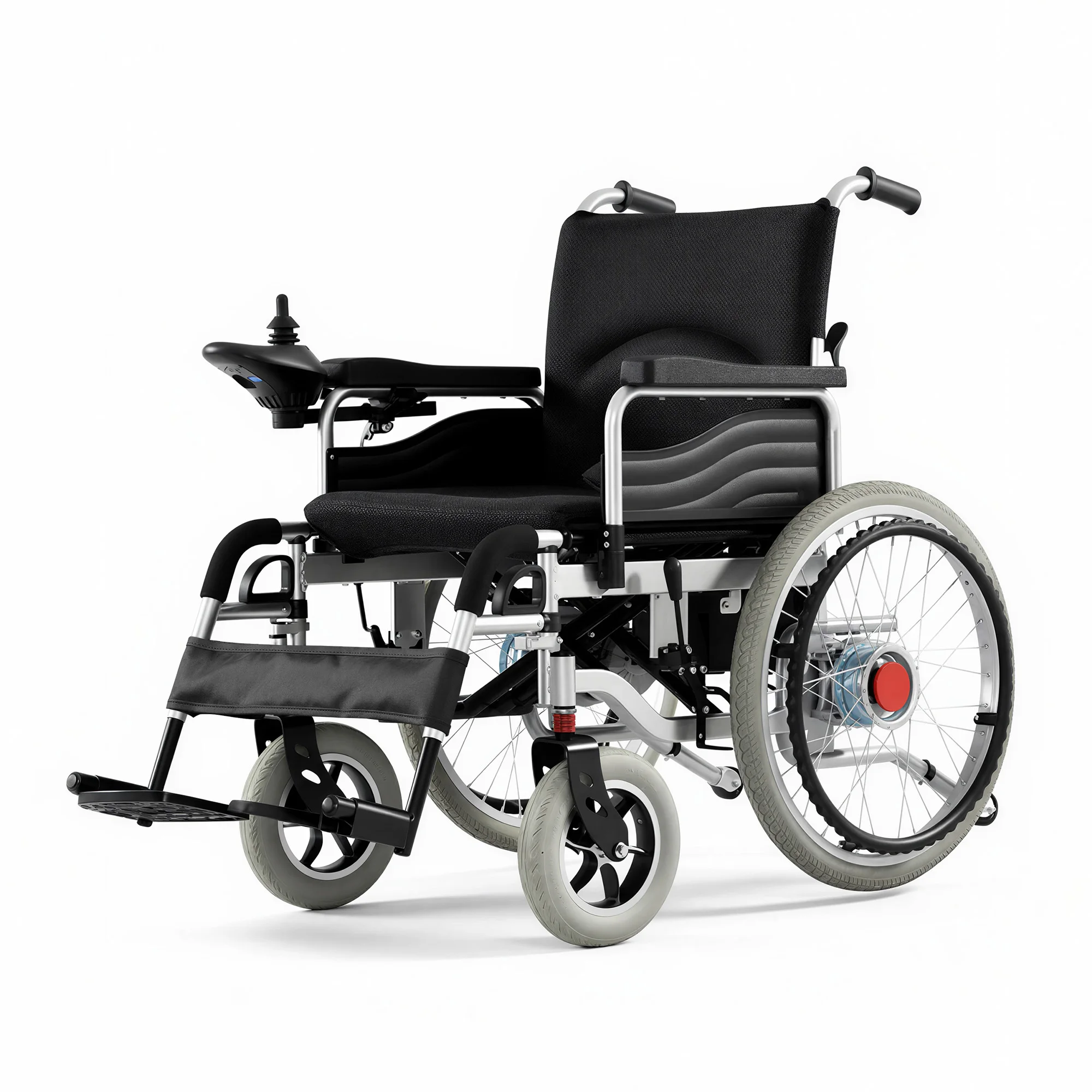 JJW-500161 Carbon Steel Folding Electric Wheelchair