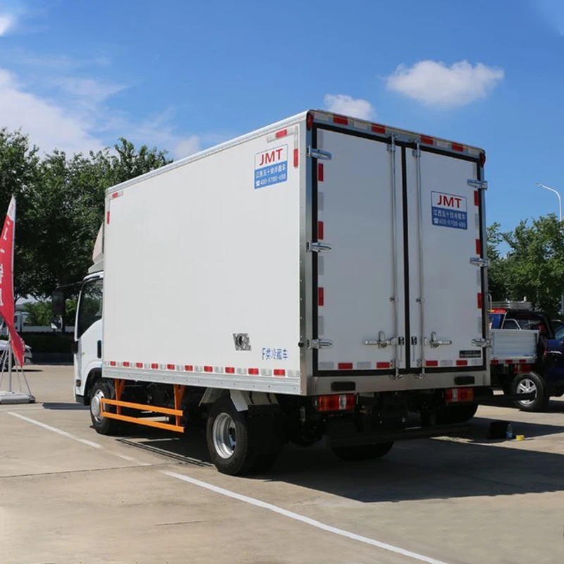 2023 New ISUZU 4x2 Refrigerator Truck Right Hand Drive 105(KW) /116hp Light Truck 4Wheels 10/20/30 Tons Deposit Shipment