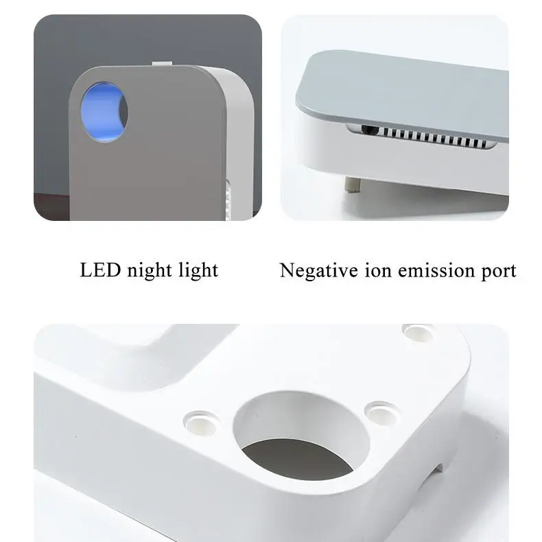 Household Small Plug-in-and-use air Purifier with Dust Removal Odor Elimination Negative Ion Generation and Silent Design 7