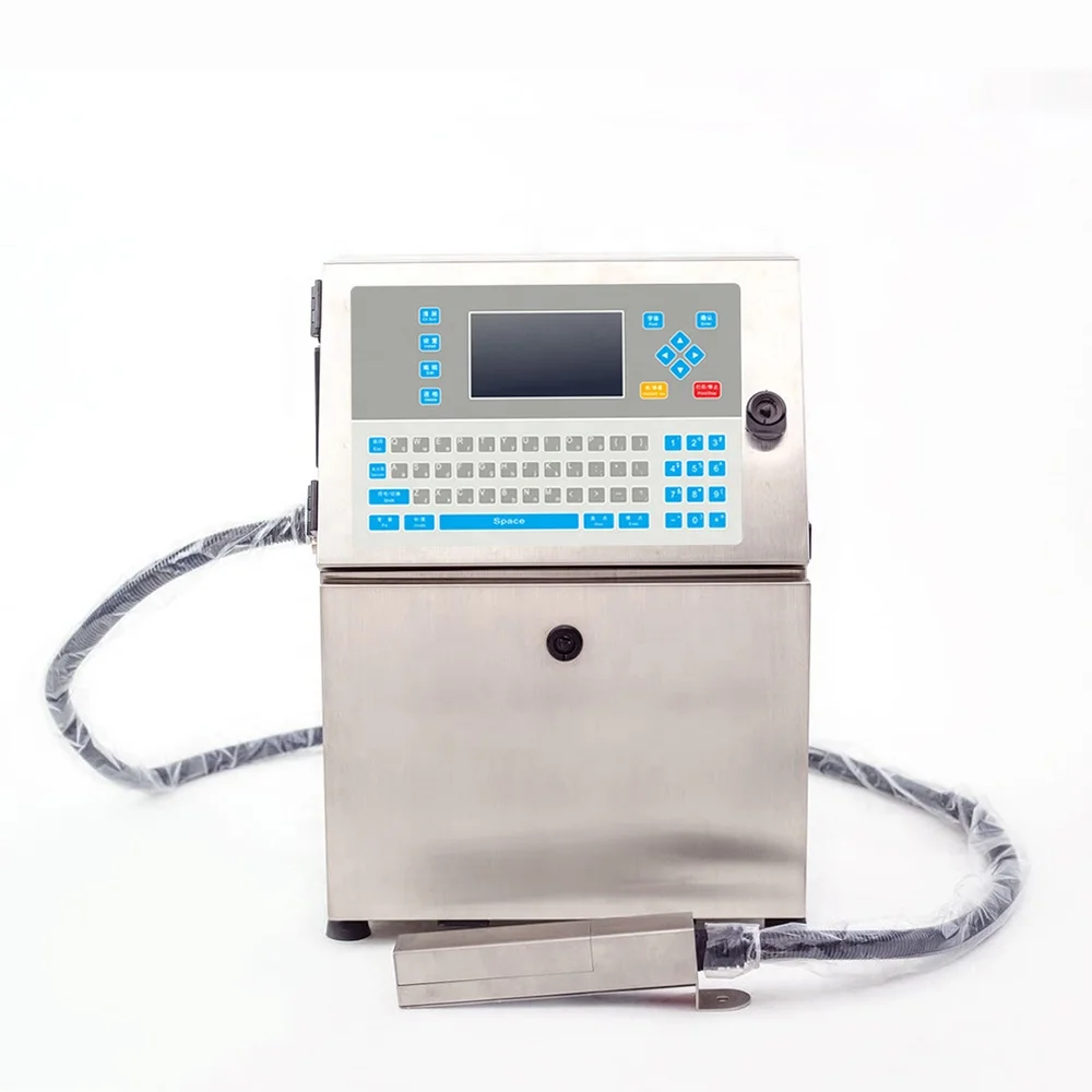 Intelligent Batch Code CIJ Inkjet Printer Printing Machine for Bottle Metal Plastic Bag Cans Caton Box