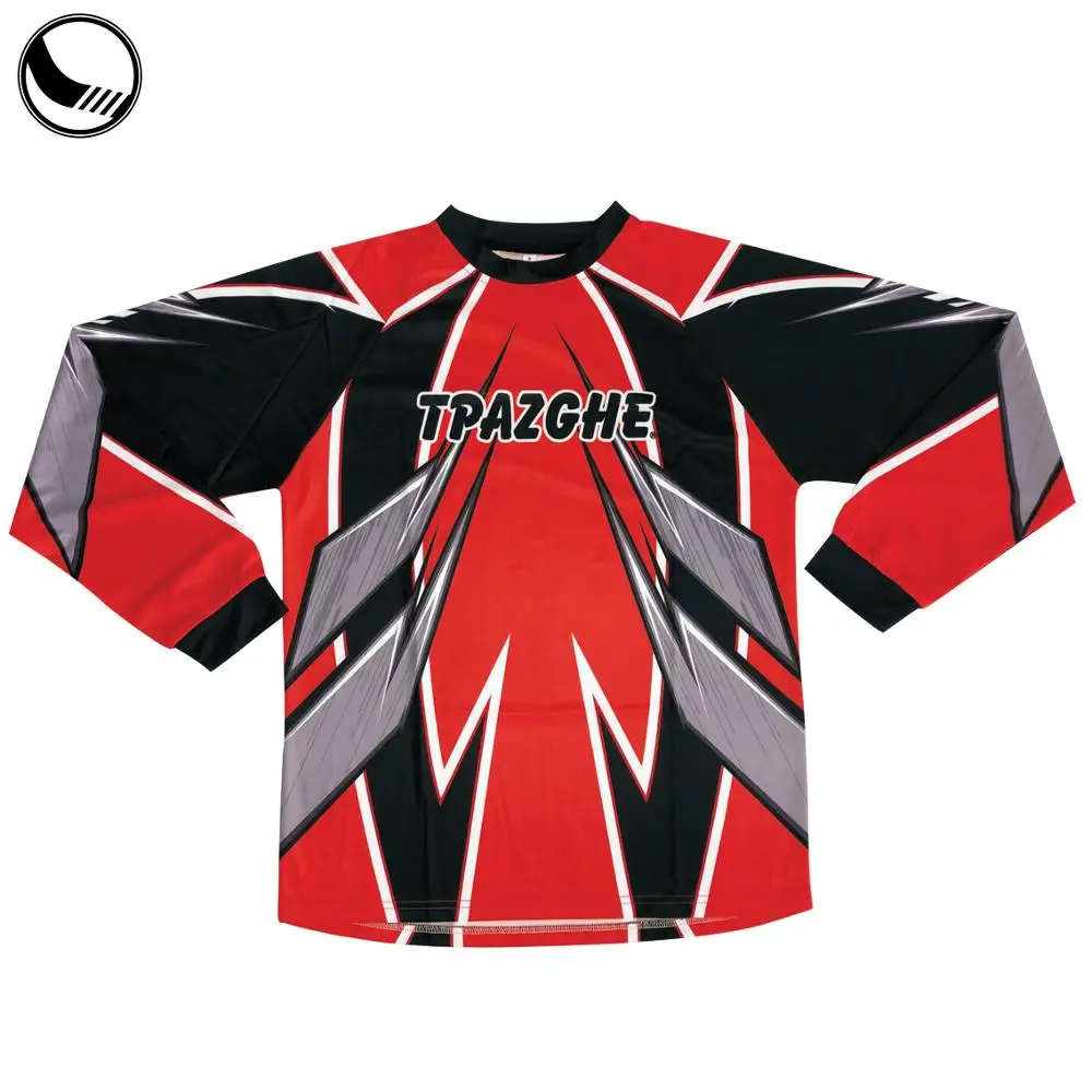 Sublimation Printing 100% Polyester Youth Motocross Jersey