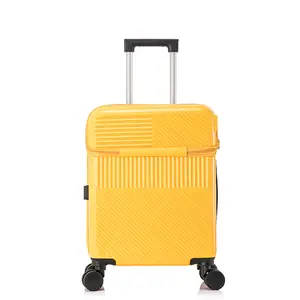 2026 New Supplier Wholesale Abs+Pc Travel Printed Luggage Set Customized Trolley Suitcase