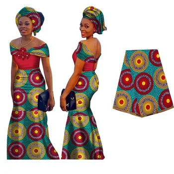 oem logo custom party dress holland wax fabric DIY craft waxed cloth 100% cotton African wax print fabrics batik printing fabric