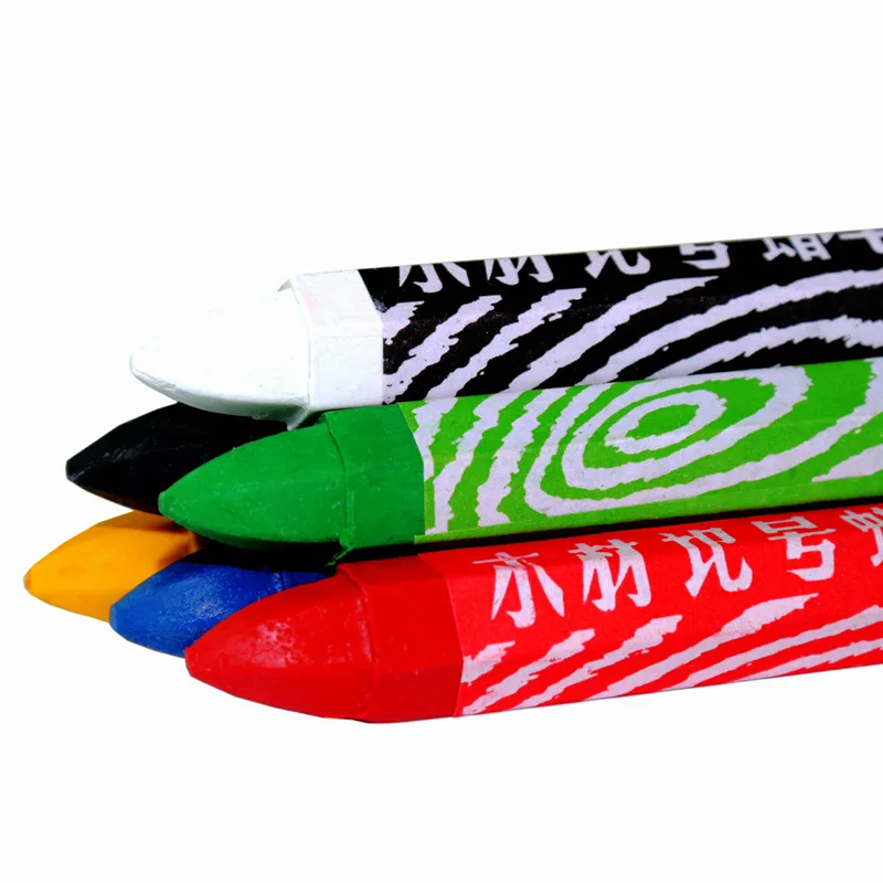 Водонепроницаемый шестигранный промышленный флуоресцентный лесной карандаш для маркировки шин