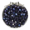 Resin cat's eye beads - blue