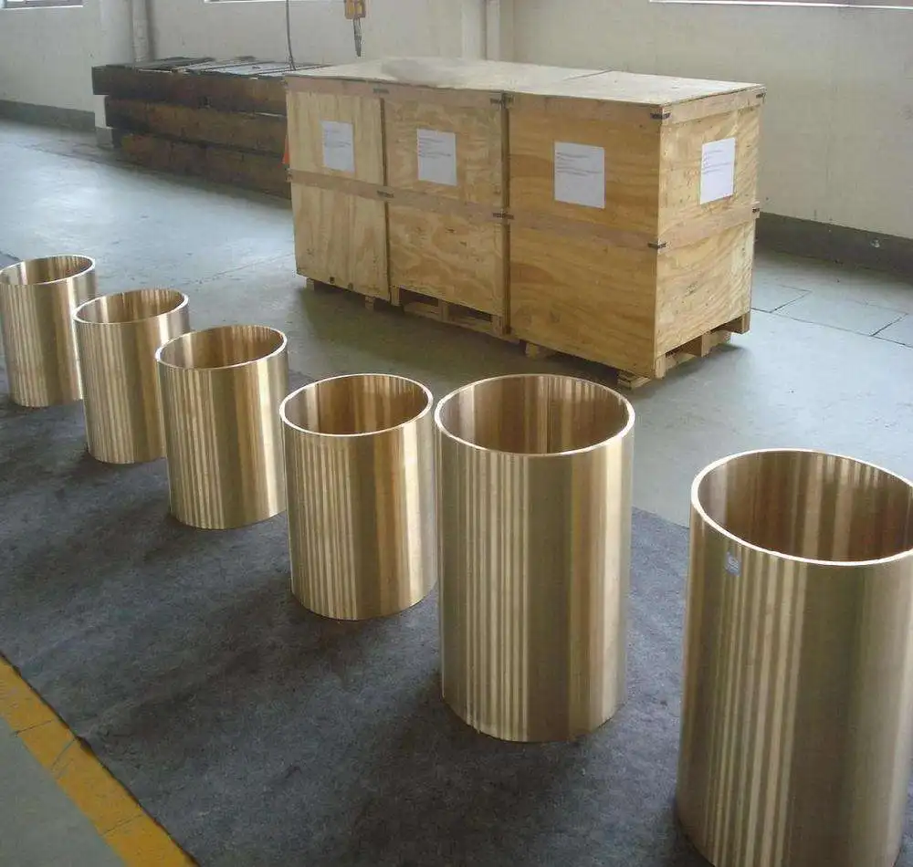CNC Machining Copper Tracking Bushing  Centrifugal Casting Bushing Manufacturer