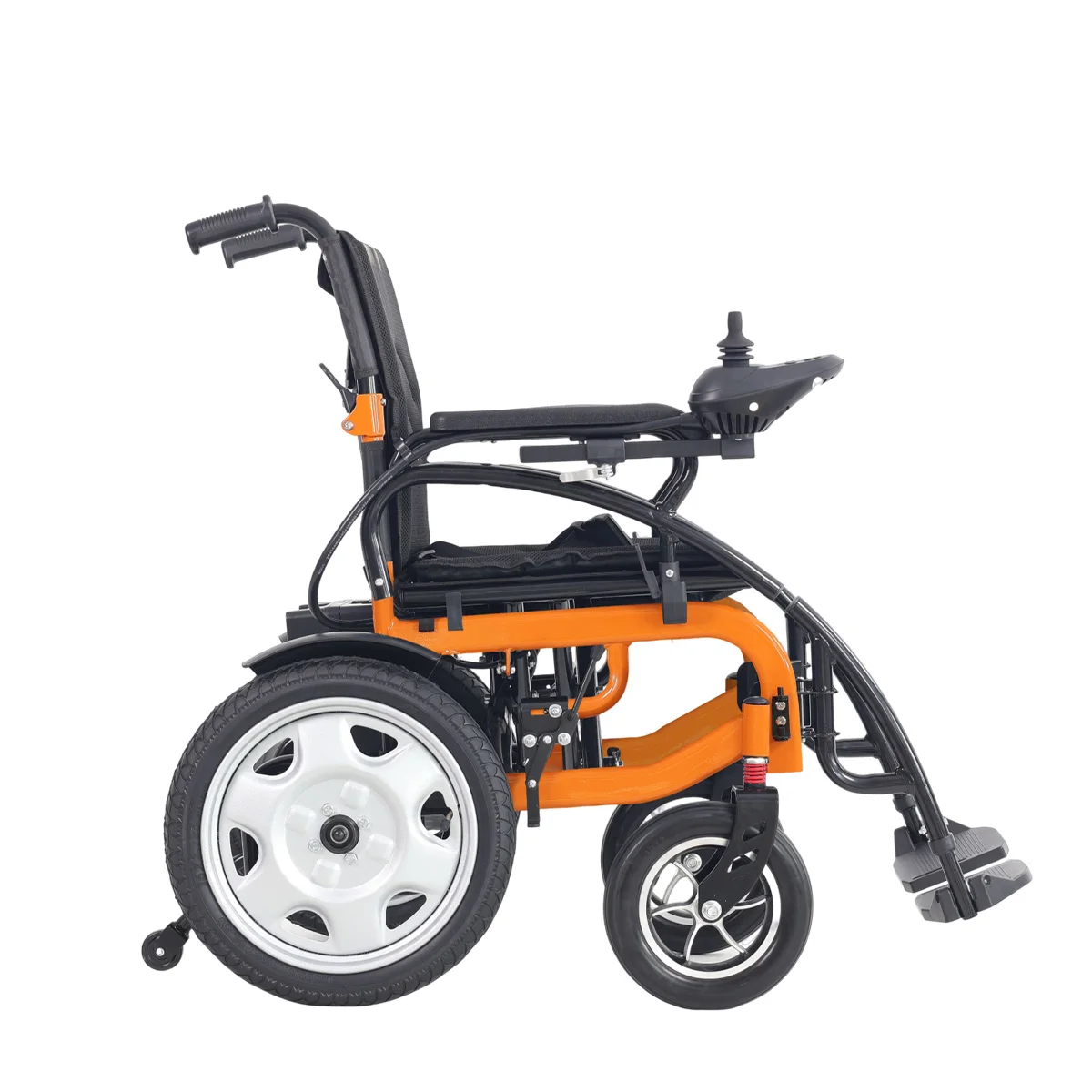 JJW-500115 Carbon Steel Folding Electric Wheelchair
