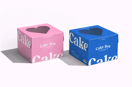 Premium Luxury Custom Small Paper Packaging Gift Pastry Bakery Boxes for Cookies Sweets With Window