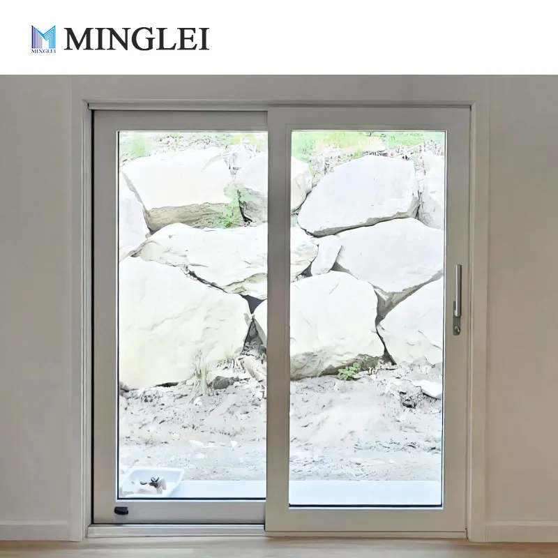MINGLEI Aluminum Triple Pane Lift and Slide Entry Door and Window Patio Glass Door