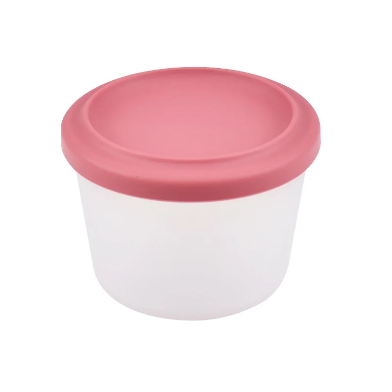 Lebensmittelgeeignete Aufbewahrungsbox aus Platin-Silikon mit Deckel und Dichtung – Mini-portable Snack- und Babynahrungstiefkühlbox