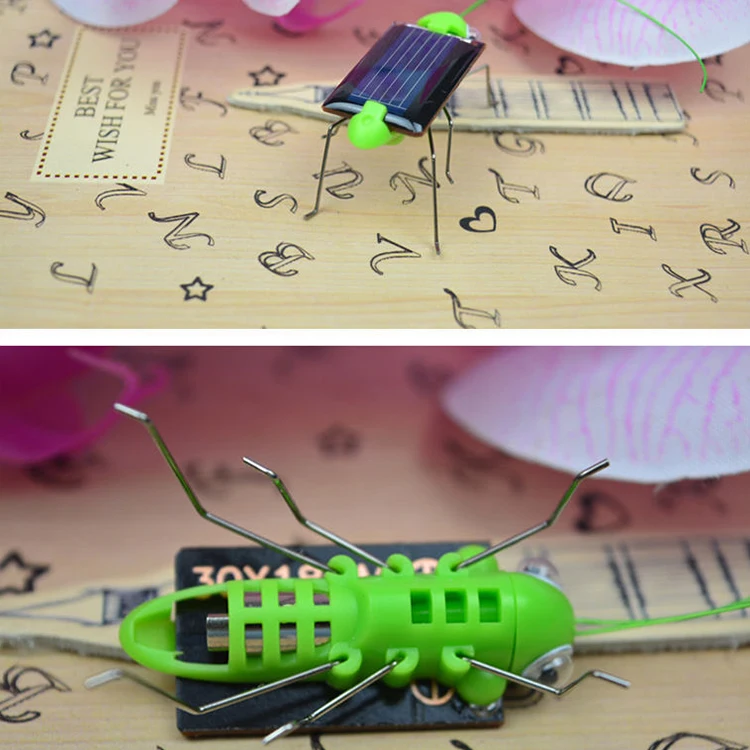 Забавные кузнечики на солнечной батарее для стебля обучающая игрушка подарок день рождения кузнечик обучения игрушки без