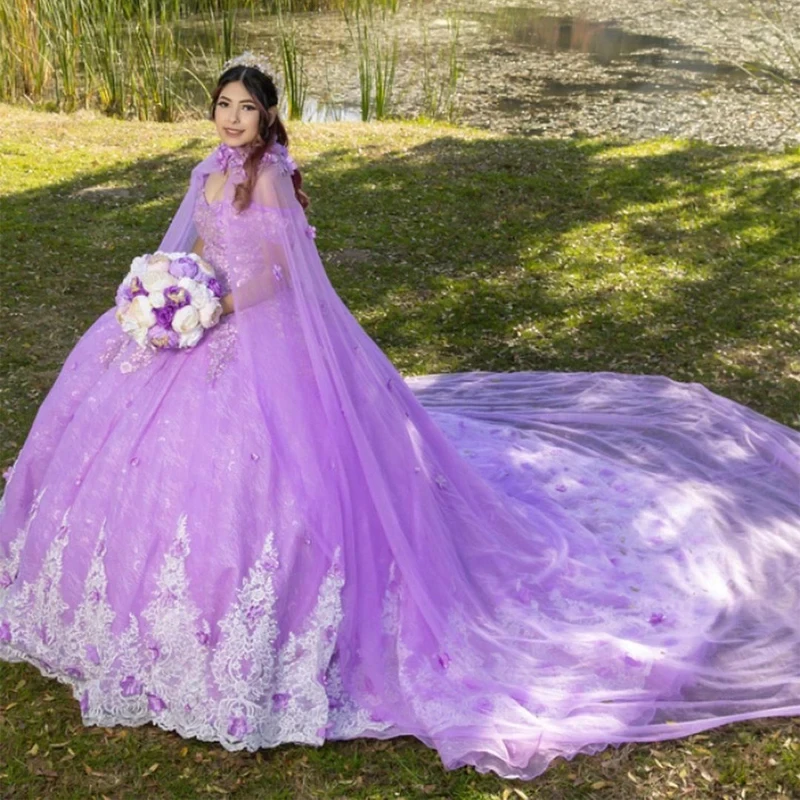 strapless open back dress Royal Blue Satin Quinceanera Dresses Embroidered Lace Full Sleeve Sweet 16 Vestidos de Quinceañera main image 1