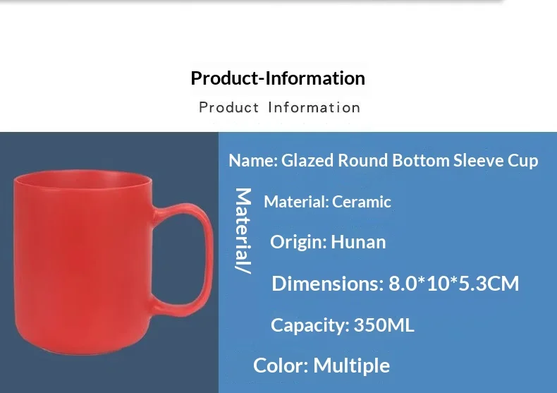 Ceramic Mug Breakfast Cup Coffee Cup Custom logo Manufacturer Wholesale Can Print Photos Pictures Text preview 5
