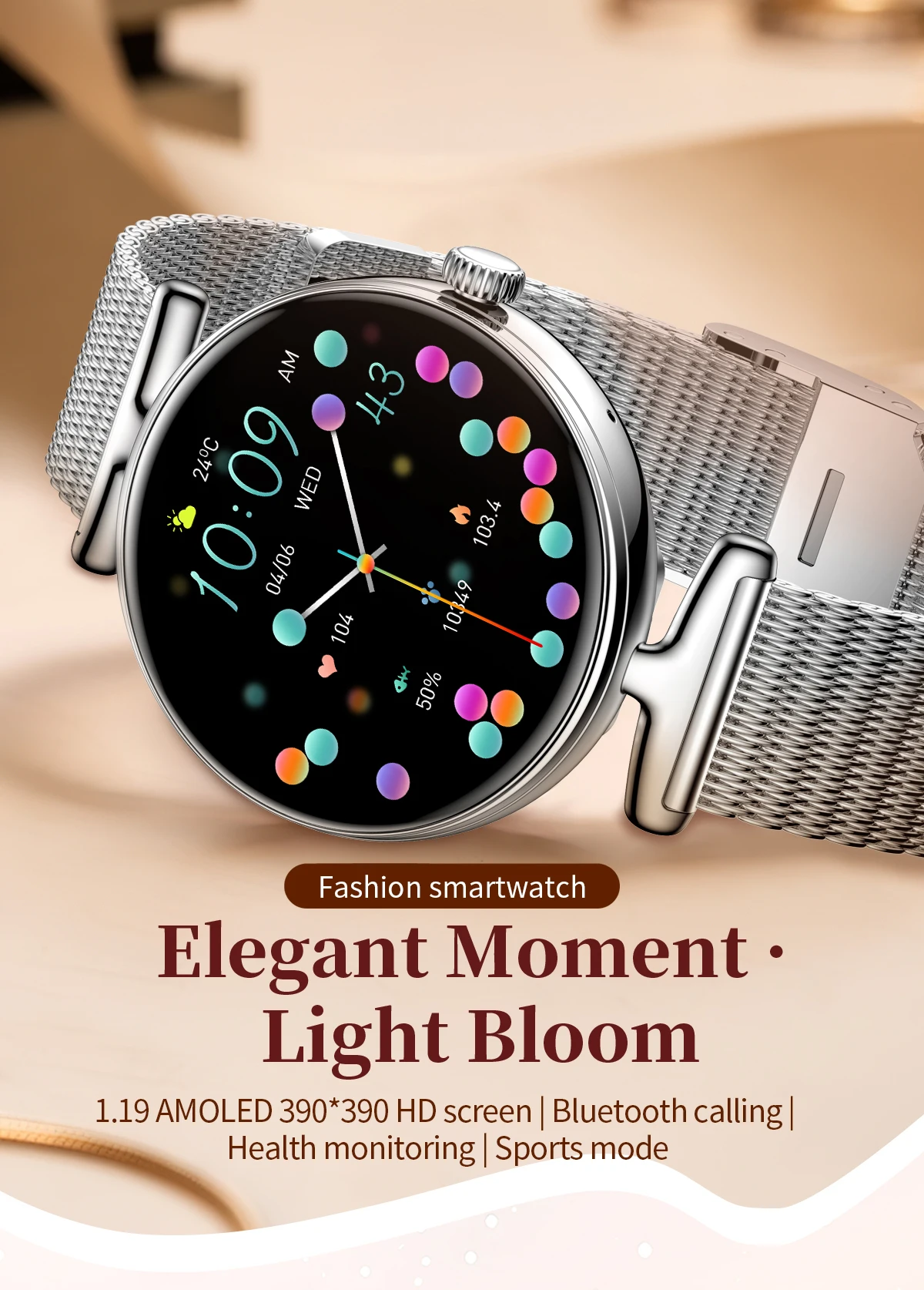 Welcome OEM Order, Factory Whole Selling 2025 V81 Relojes Smart Watch 1.19inch Amoled Screen Bt Call Health Monitoring Sports Mode Fashion Smart Watches For Ladies - Buy Relojes Smart Watch smart Watches For Ladies fashion Smart Watches