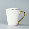 V-cup with gold handle single cup