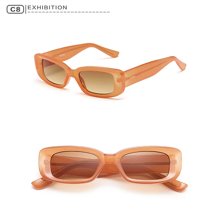 Small Frame Polarized Women Sunglasses Designer Luxury Eyeglass Shades Sunglass Travel Small 