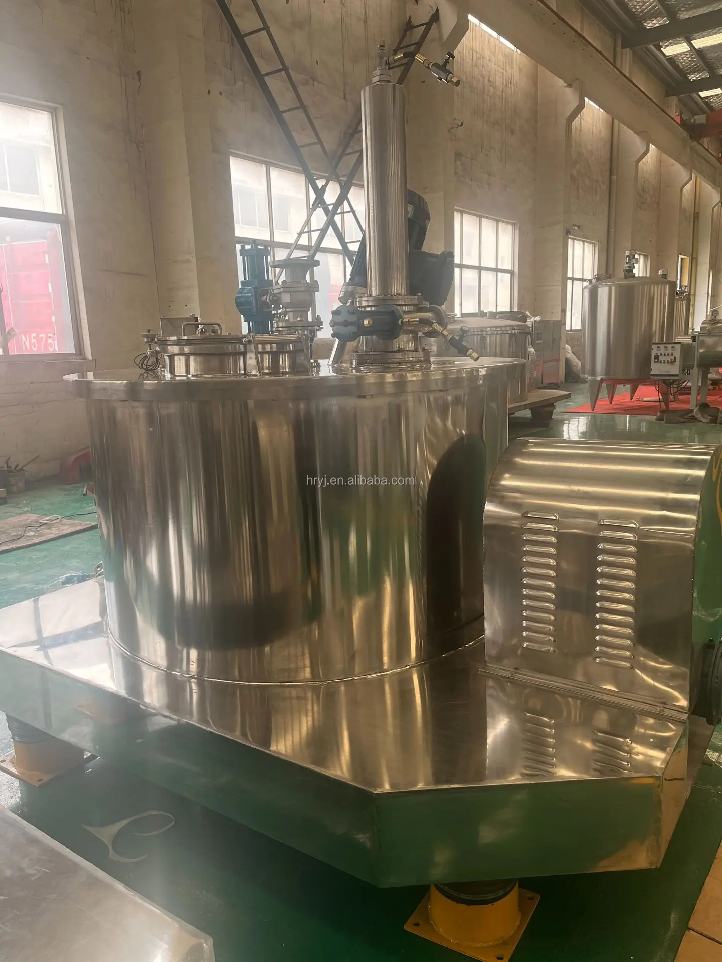 Hengrui plate centrifuge manufacturer wholesale PGZ automatic scraper under discharge centrifuge factory