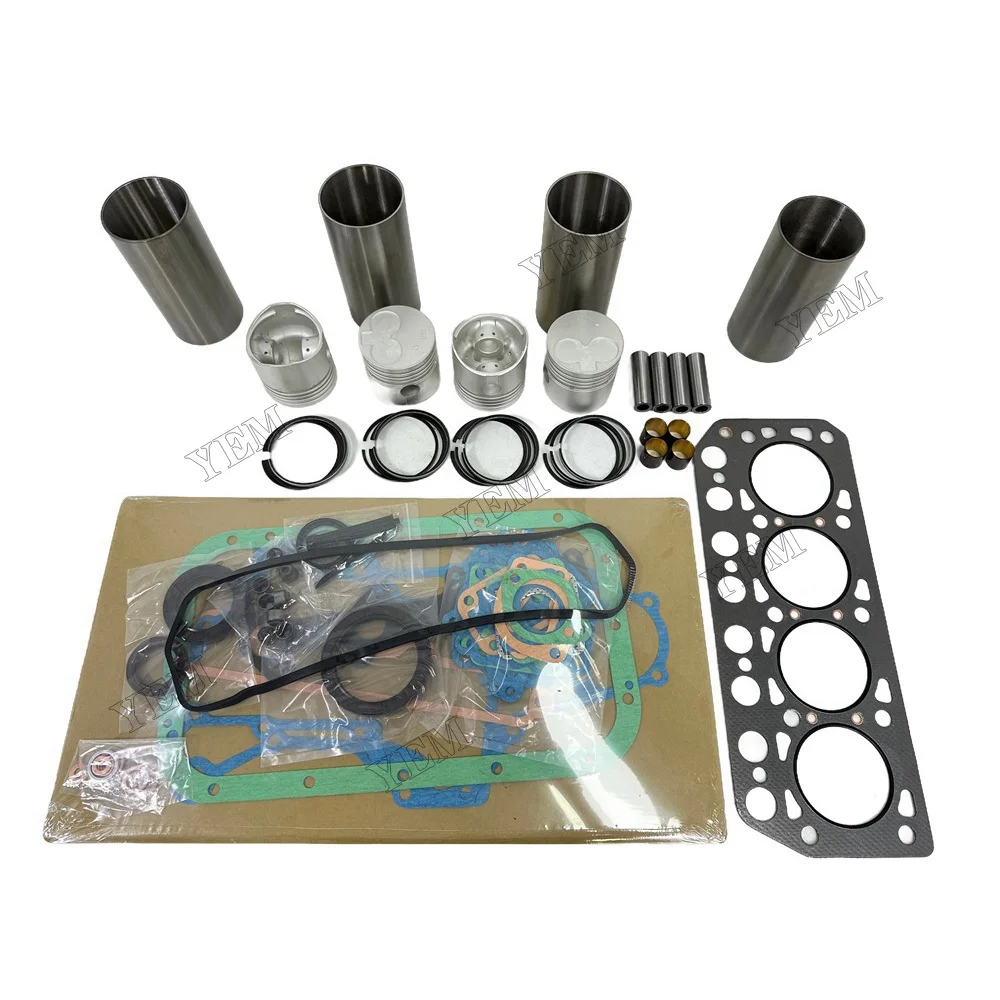 For Mitsubishi K4D Overhaul Kit With Gasket Set Diesel Engine Spare Parts 6