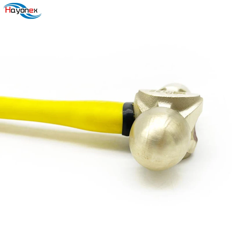 Explosion Proof Hammer Ball Hammer with Fiber Handle Teat Brass Hammer Non Sparking Tools