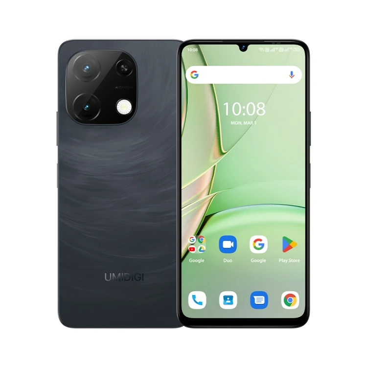 スマートフォン本体 UMIDIGI G9T 128GB 8GB RAM Galaxy Black Yeni varış UMIDIGI G9T telefon, 128GB Celulares 6.7 inç Android