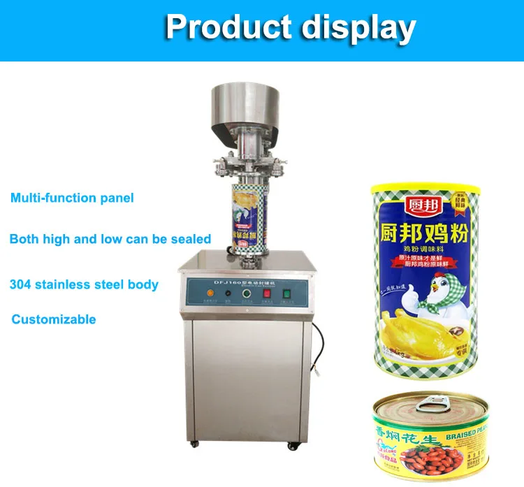 Kaiyu semi-automatic leval soda can seamer sealing machine